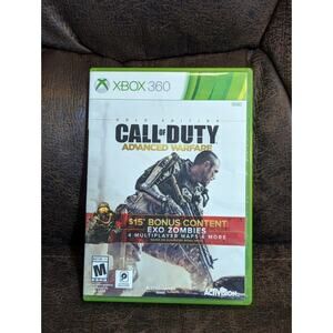 Call of Duty: Advanced Warfare -- Gold Edition (Microsoft Xbox 360, 2015) Works